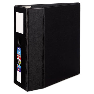 Avery® Heavy-duty Non-view Binder, Durahinge, Three Locking One Touch Ezd Rings, Spine Label, Thumb Notch, 5" Cap, 11 X 8.5, Black freeshipping - TVN Wholesale